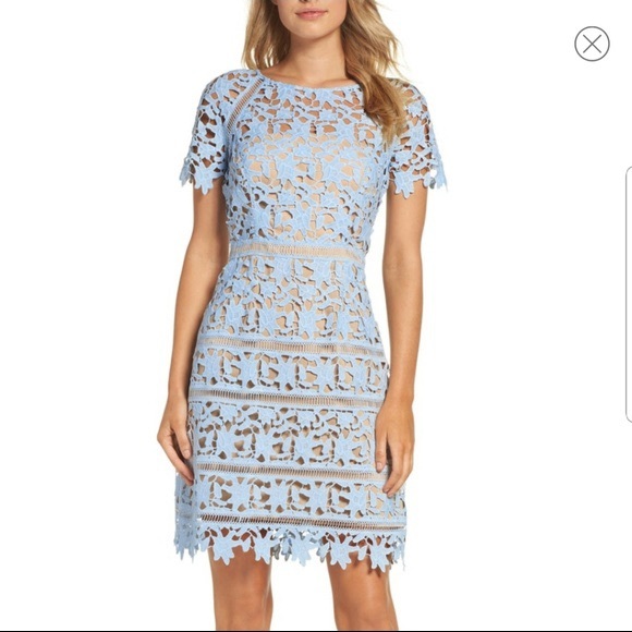 eliza j light blue dress